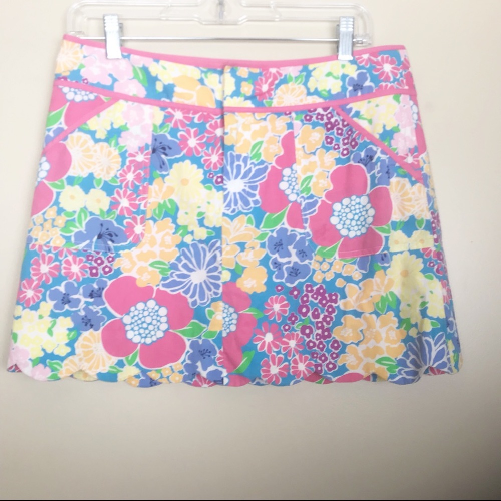 Lilly Pulitzer floral mini golf skort size 4